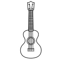 Top free printable guitar coloring pages online ukulele drawing ukulele tattoo ukulele