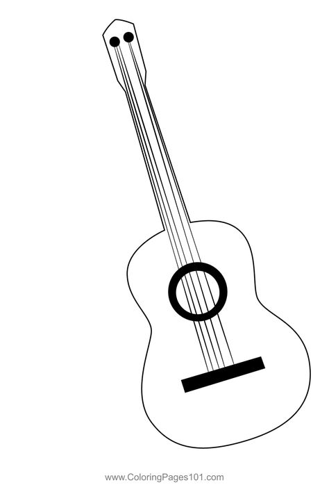 Top guitar coloring page free printable ideas and inspiration