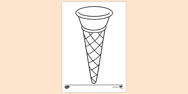 Ice cream template pdf