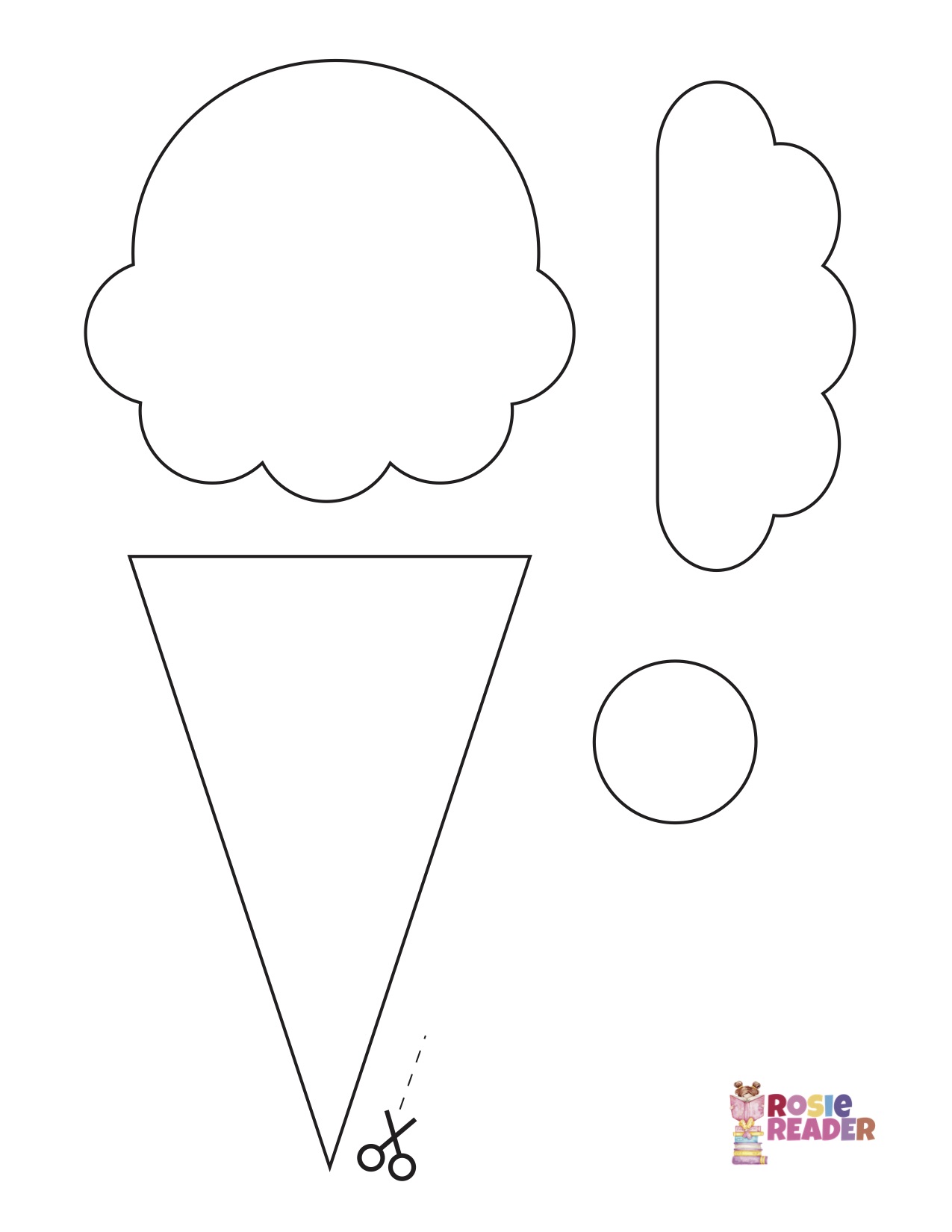 Ice cream template