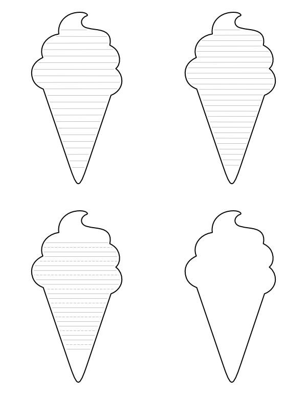 Free printable ice cream