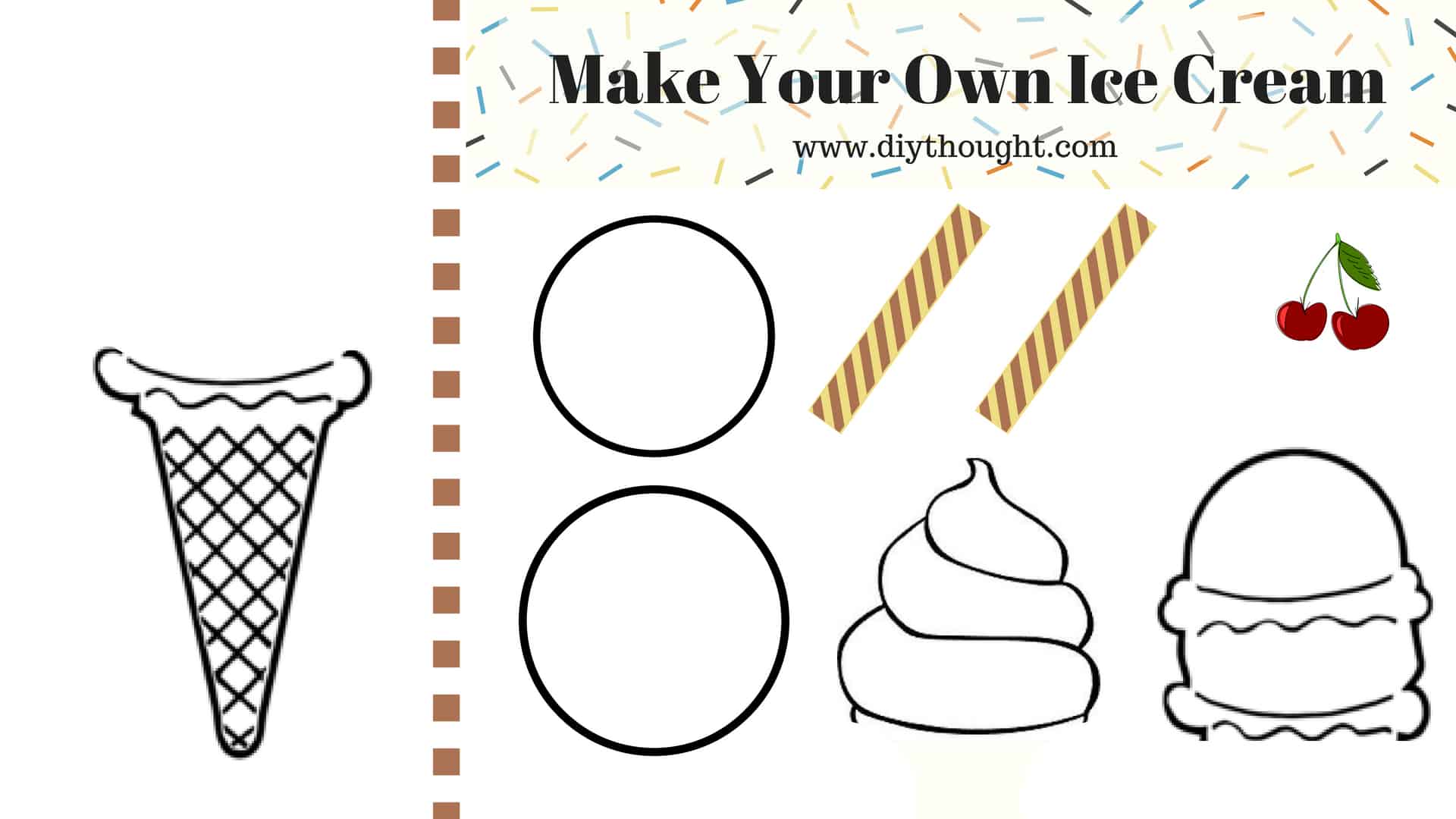 Cool ice cream printables