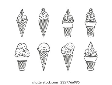 Ice cream cone coloring page photos and images pictures