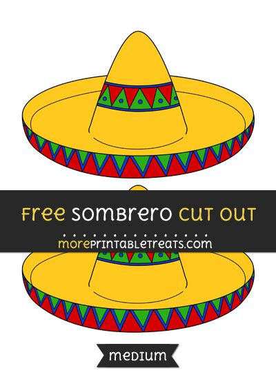 Free sombrero cut out