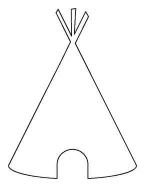 Teepee pattern use the printable outline for crafts creating stencils scrapbooking and more free pdf â teepee craft teepee pattern templates printable free