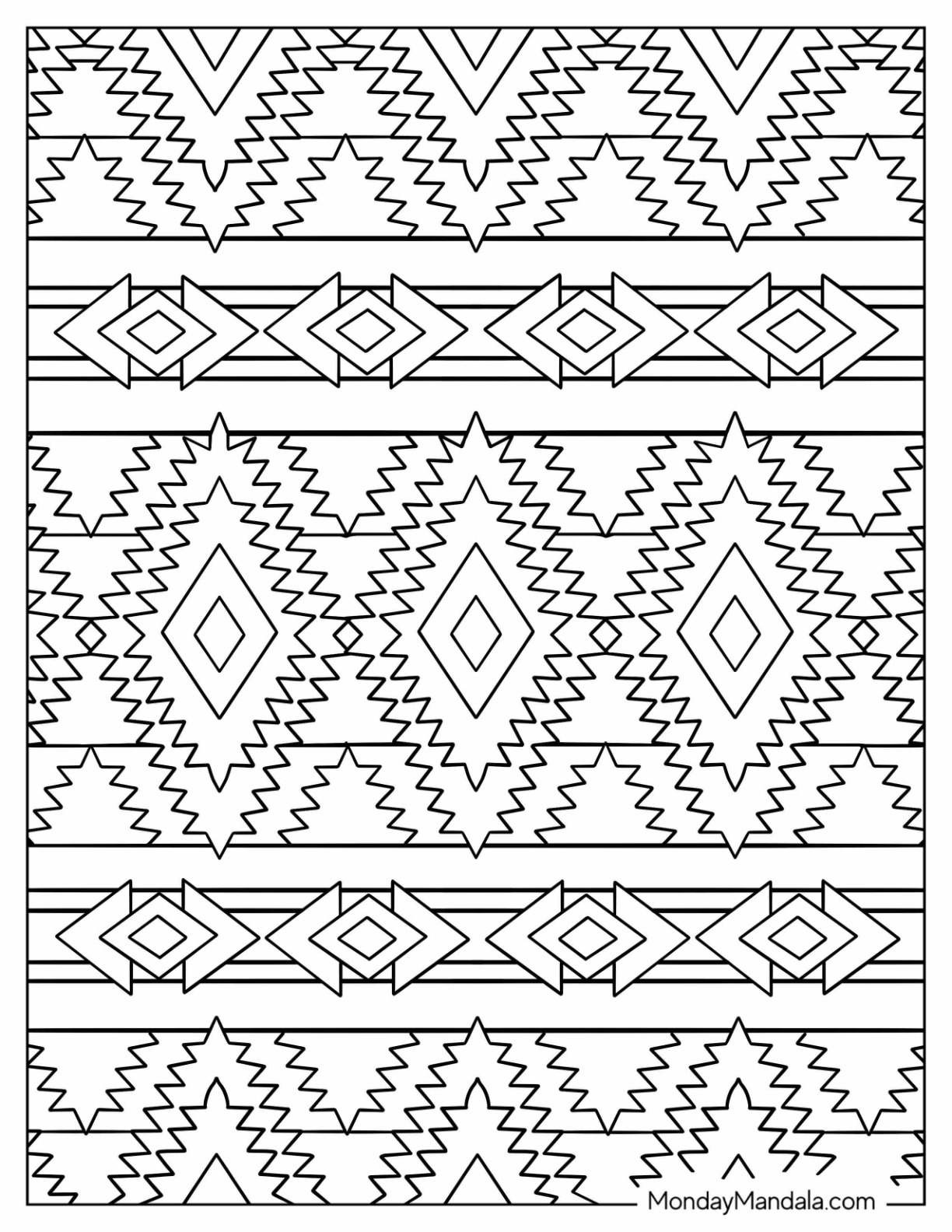 Native american coloring pages free pdf printables