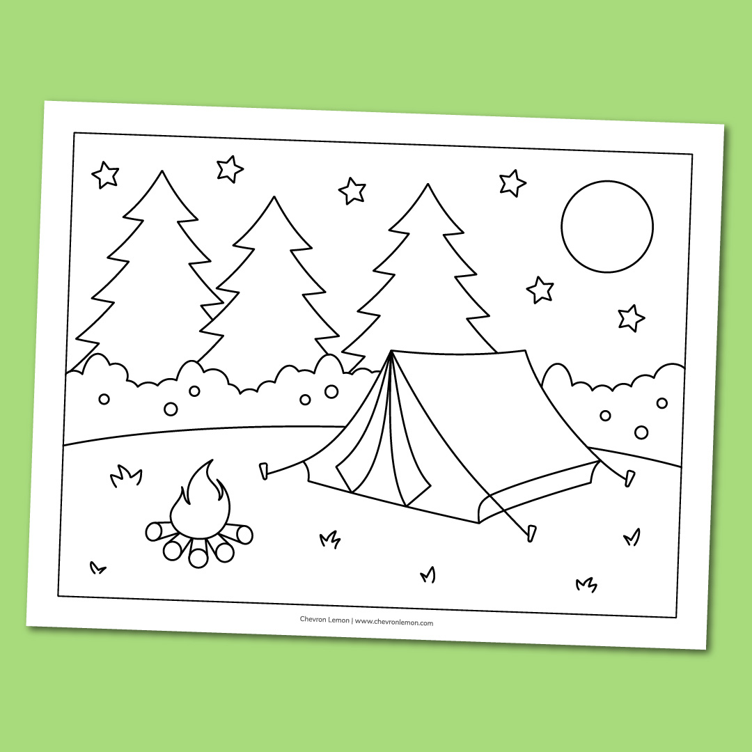 Camping archives fun family crafts