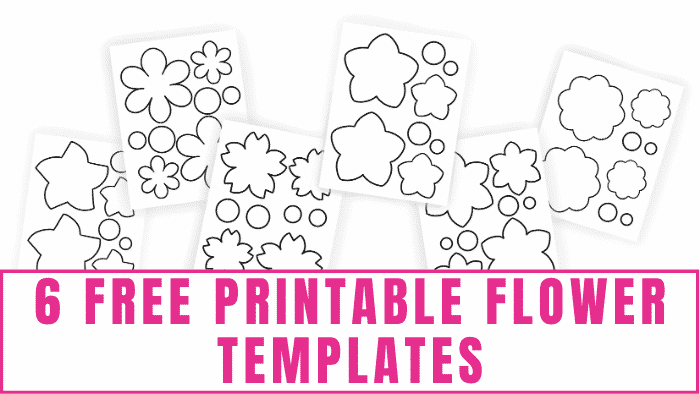 Free printable flower templates