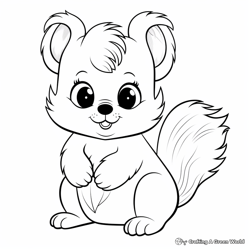 Cute animal coloring pages