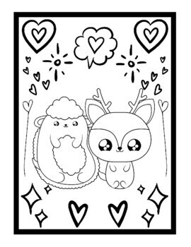 Adorable baby animals coloring pages for kids printable funny animals coloring