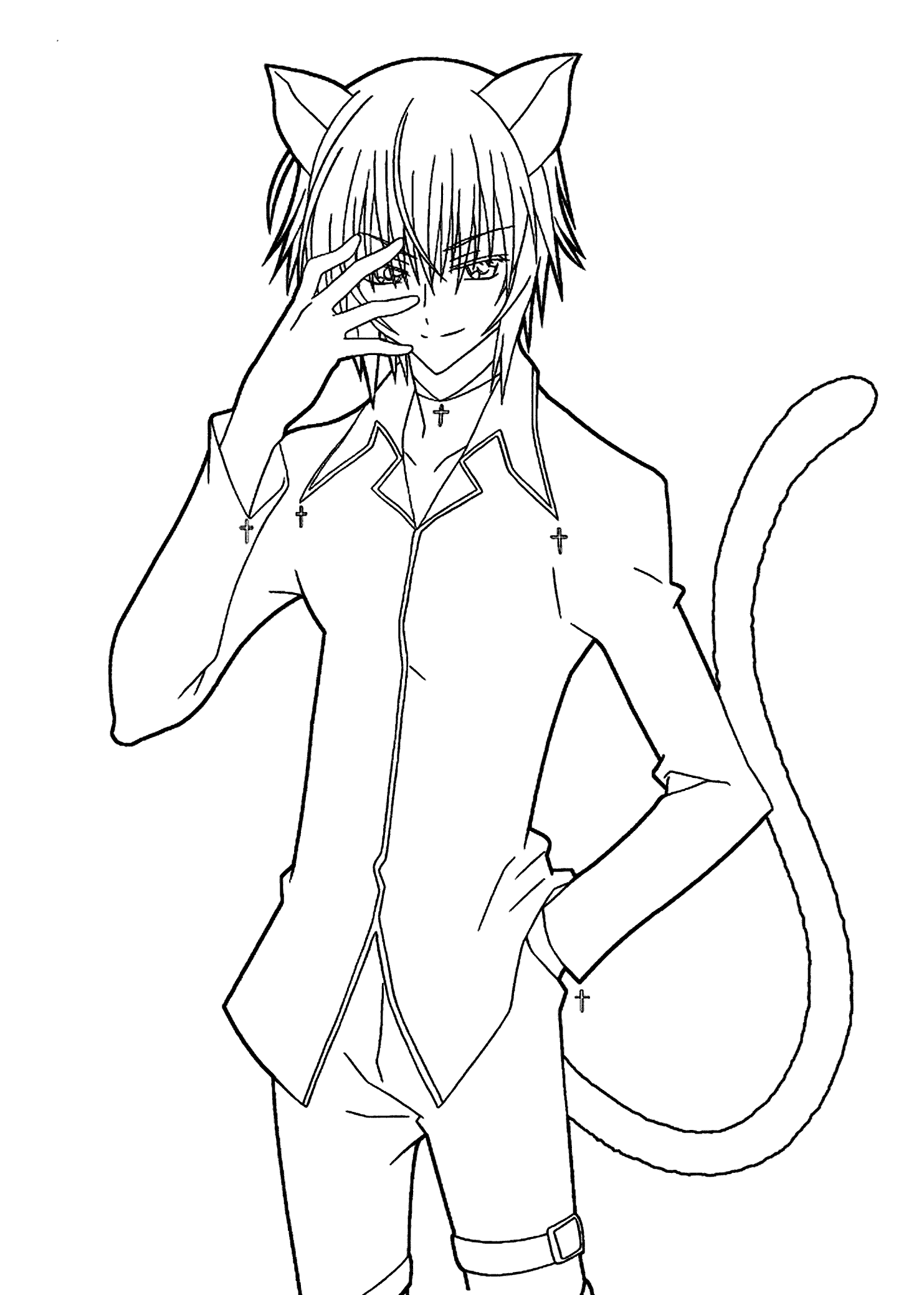 Anime coloring pages