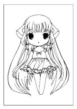 An anime lovers dream printable anime girl coloring pages collection for kids