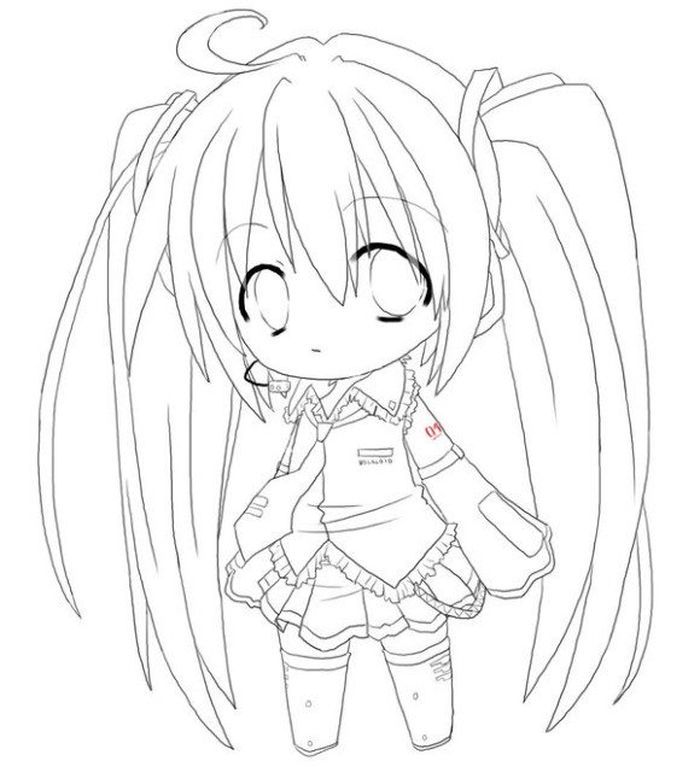 Anime coloring pages pdf