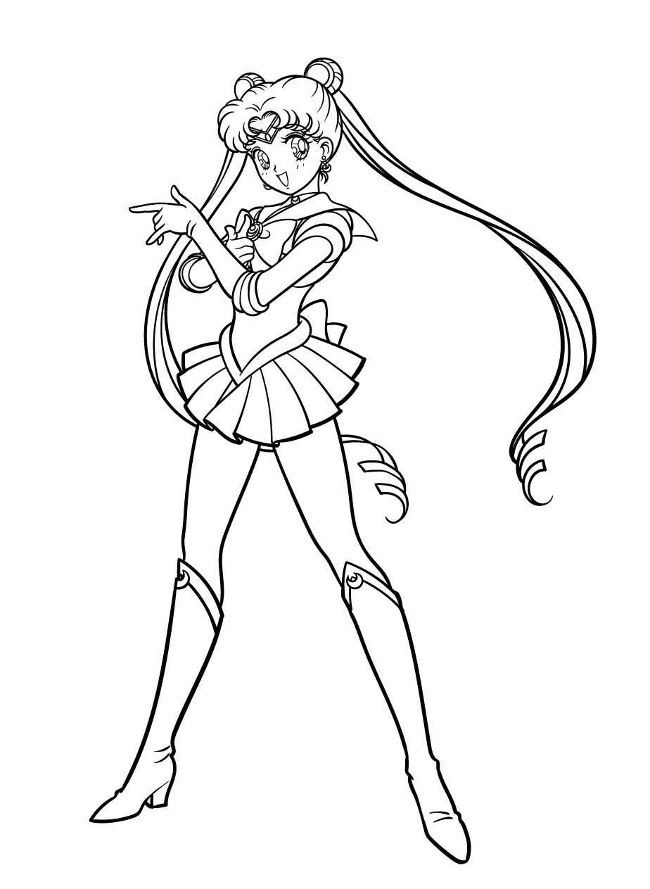 Anime coloring pages