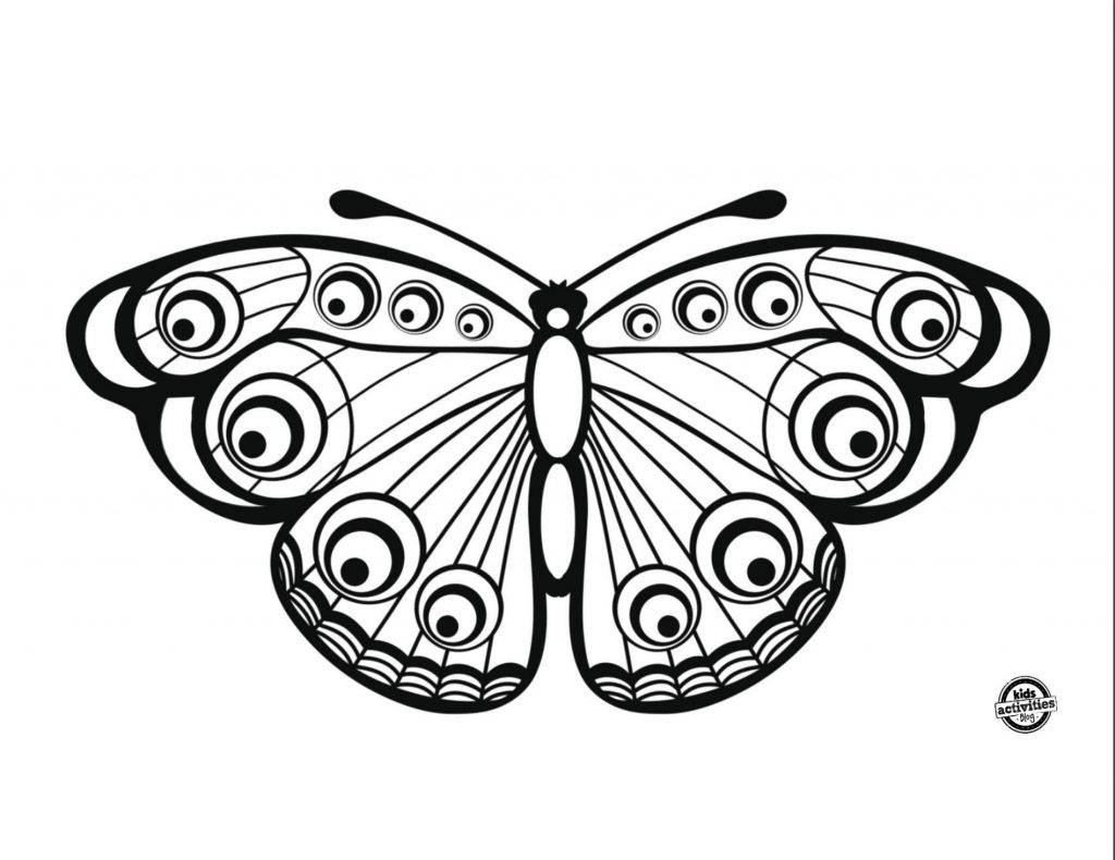 Beautiful butterfly coloring pages to download print kids activities blog