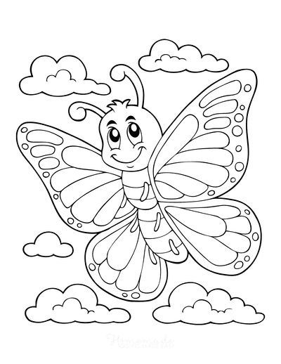 Free butterfly coloring pages for kids adults cartoon coloring pages butterfly coloring page animal coloring pages
