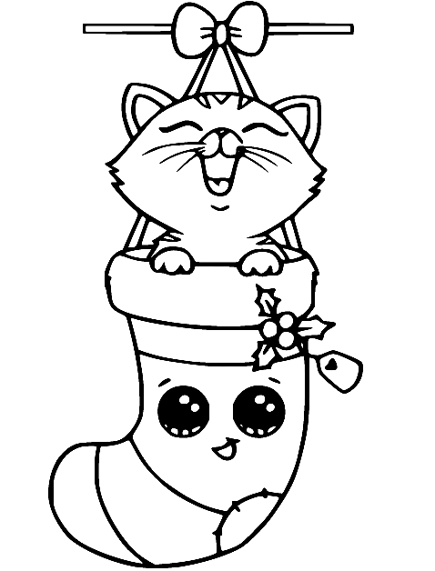 Cute christmas coloring pages printable for free download