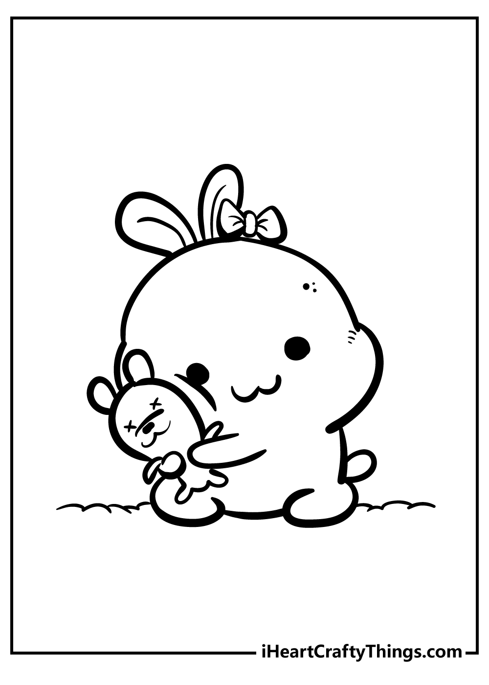 Kawaii coloring pages free printables