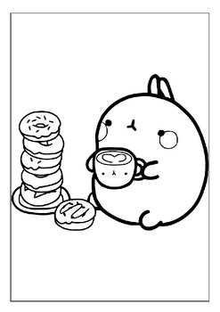 Deliciously fun a large collection of printable cute food coloring pages p