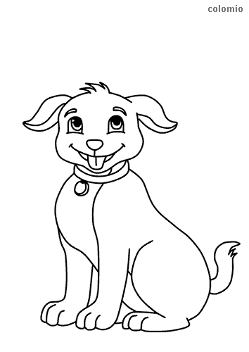 Dogs coloring pages free printable dog coloring sheets