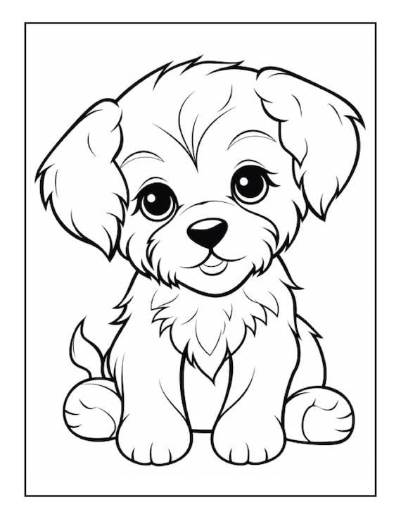 Cute dog coloring pages for kids dog coloring pages for kids coloring pages for kids dog coloring pages digital download printable