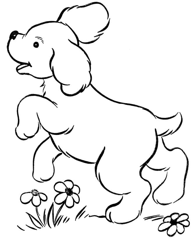 Free printable dog coloring pages for kids