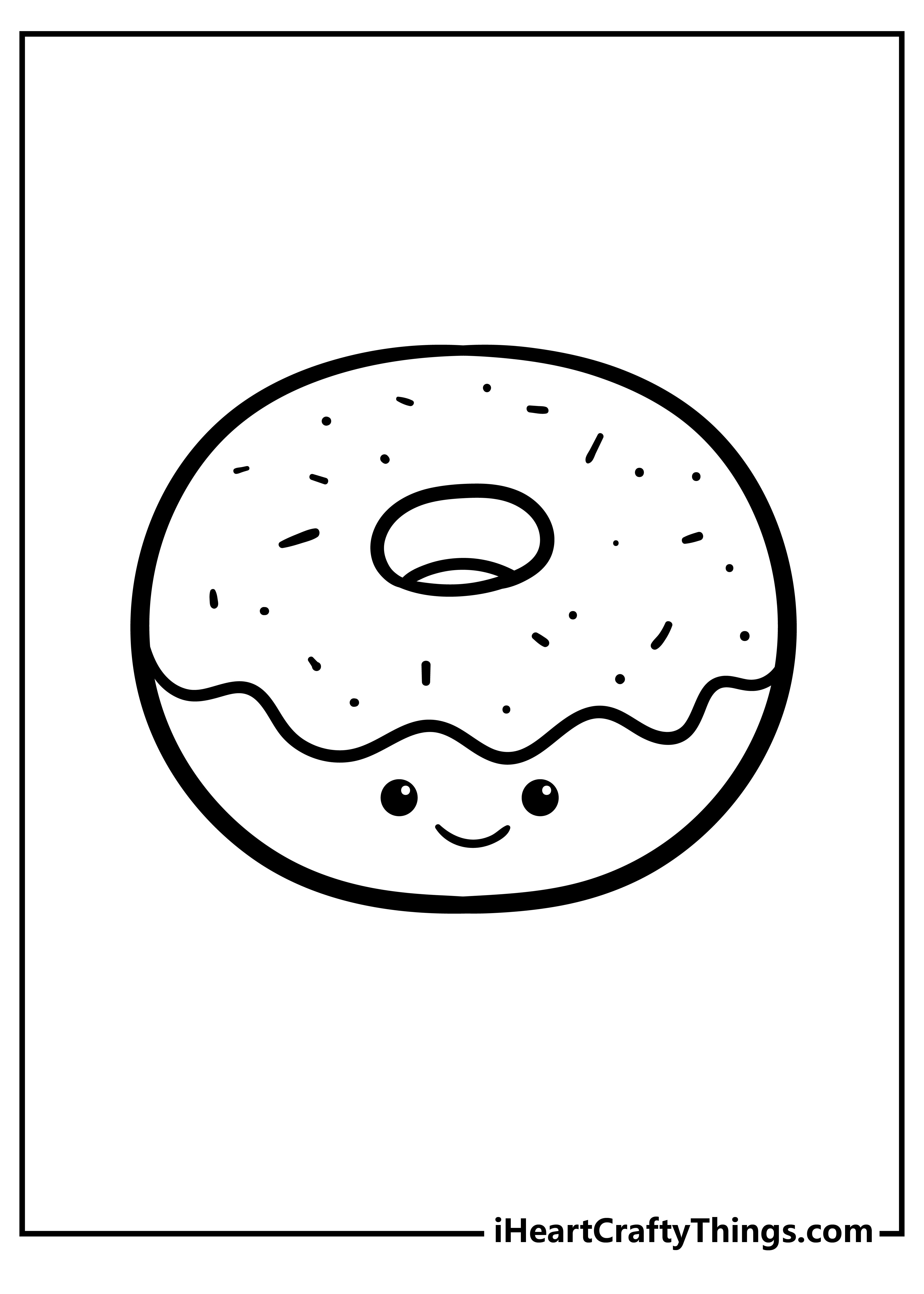 Cute food coloring pages free printables