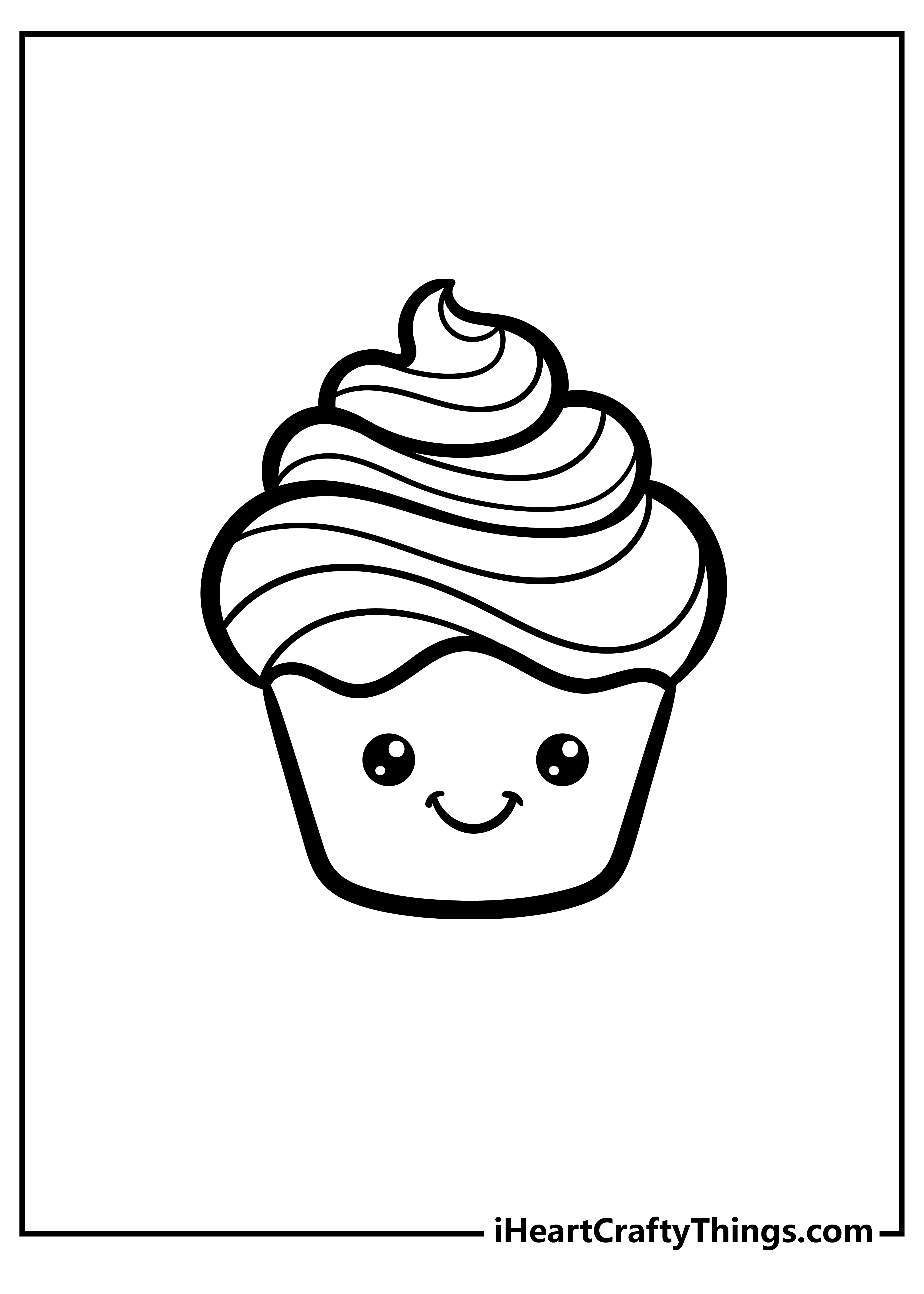 Cute food coloring pages free printables