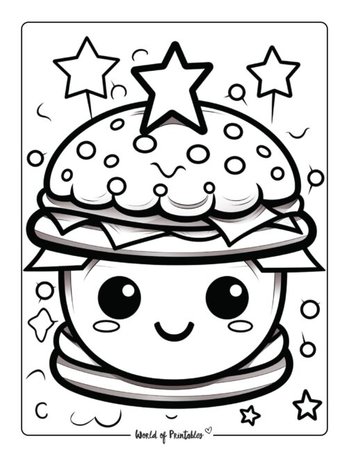 Food coloring pages