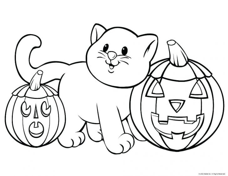 Free halloween coloring pages for adults kids