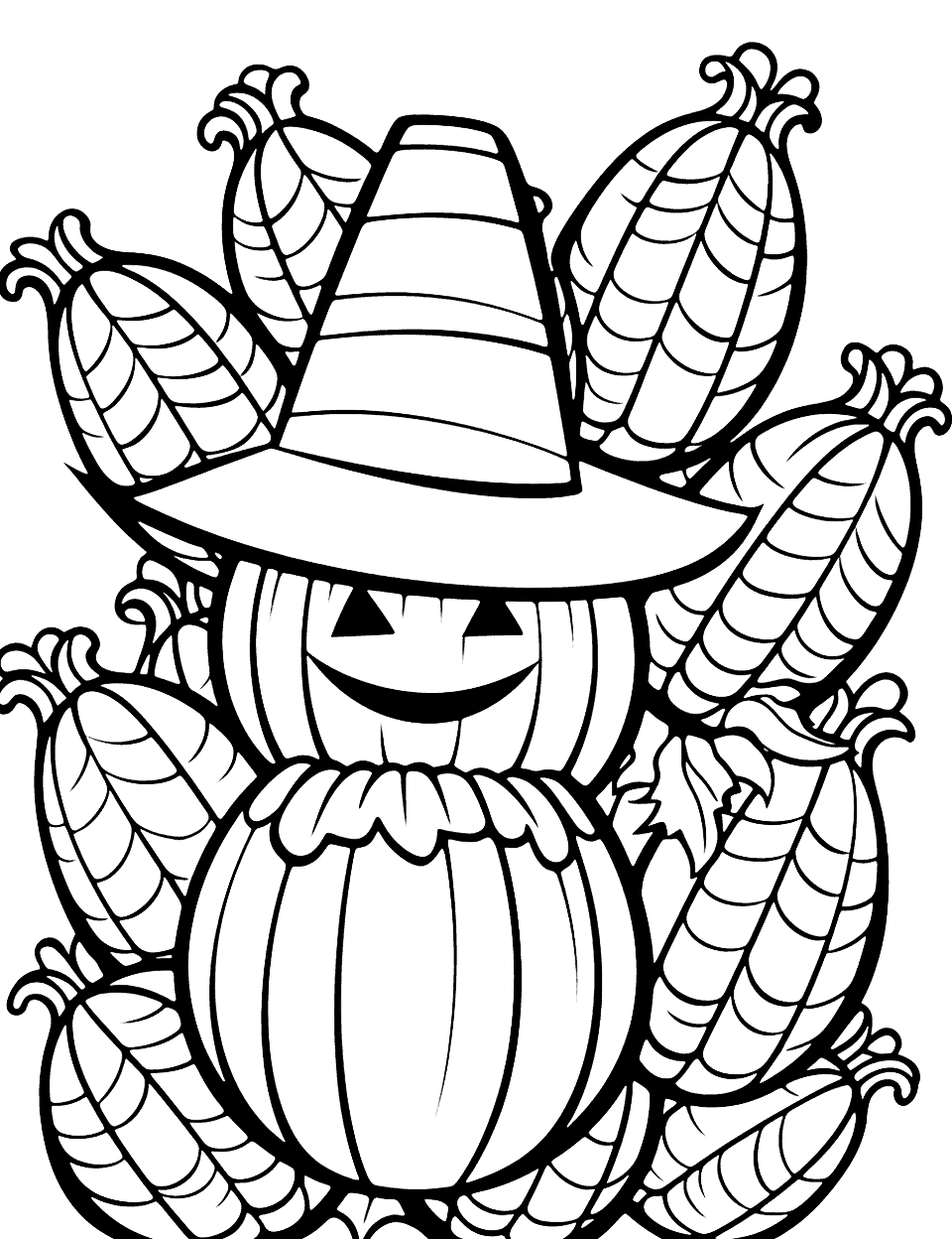 Halloween coloring pages free printable sheets