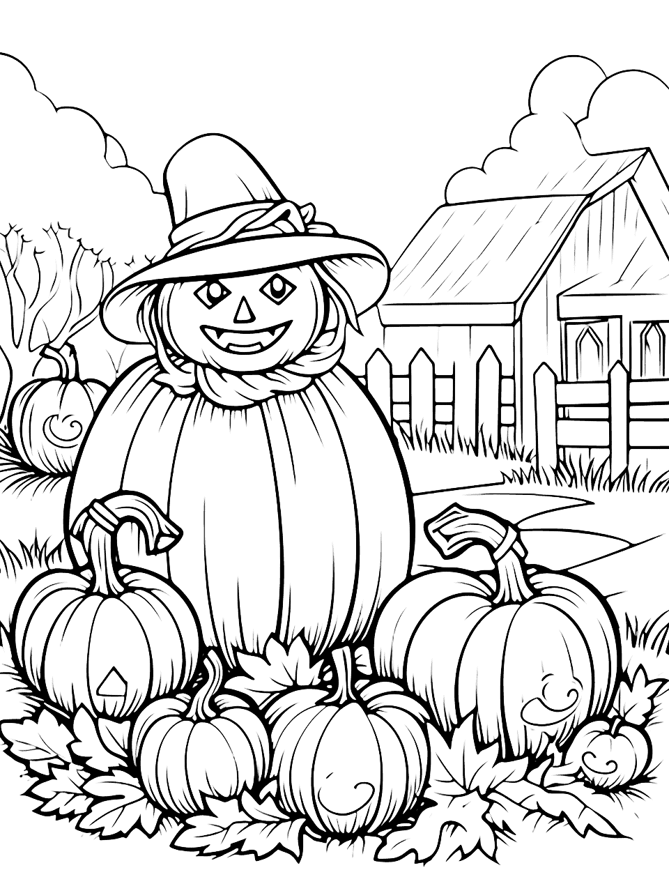 Halloween coloring pages free printable sheets