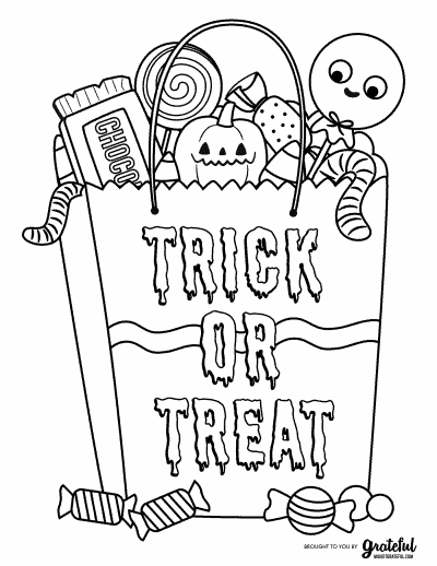 Free halloween coloring pages