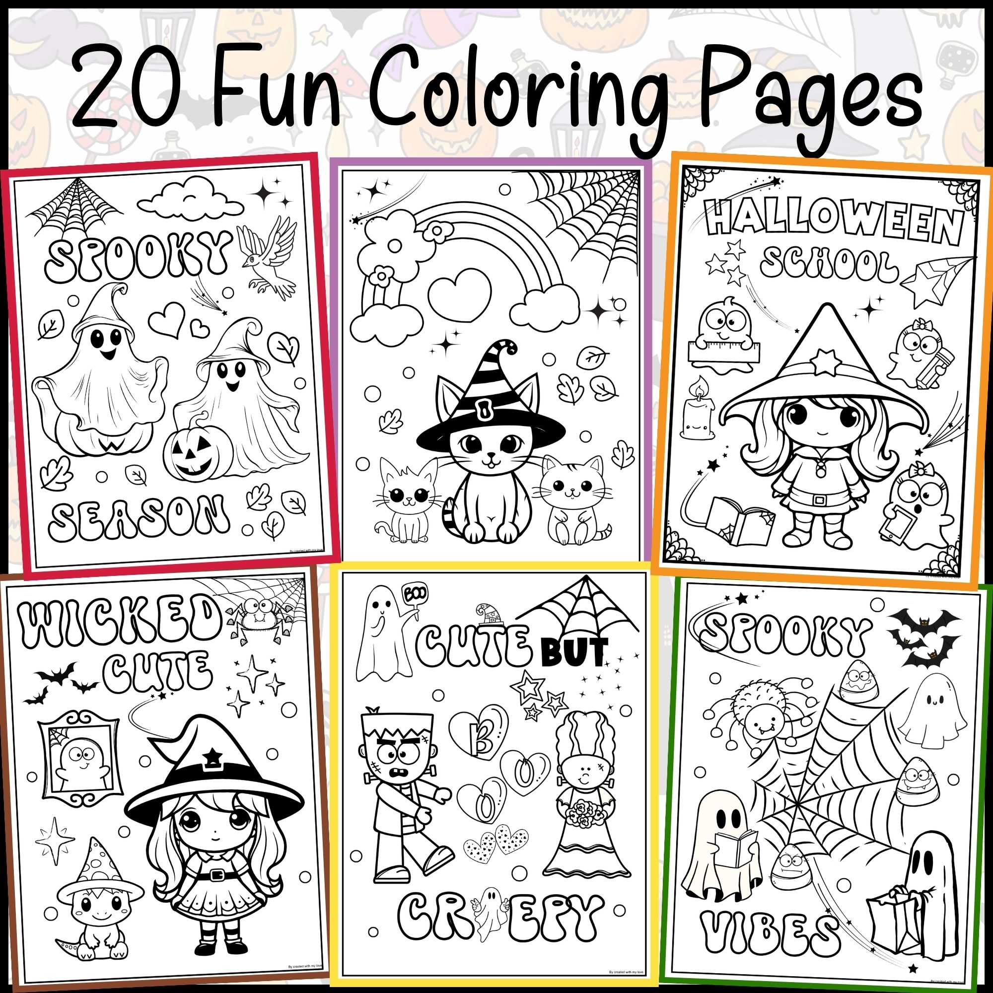 Spooky halloween coloring pages halloween art activities coloring sheets made by teachers