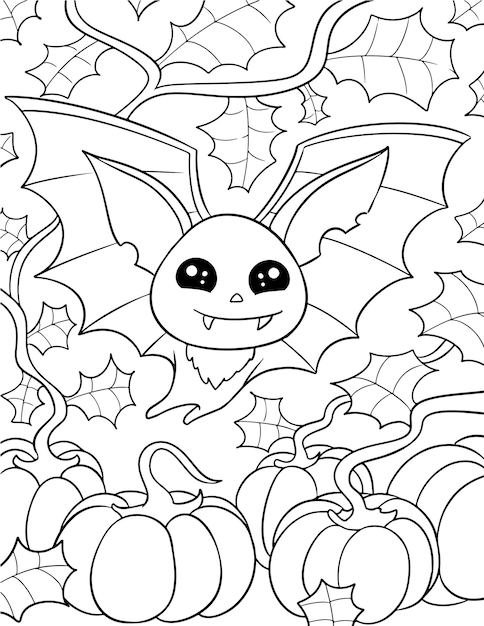 Free printable halloween coloring pages vectors illustrations for free download