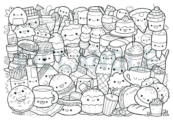 Pin by tráºn vãn on coloring cute coloring pages food coloring pages doodle coloring