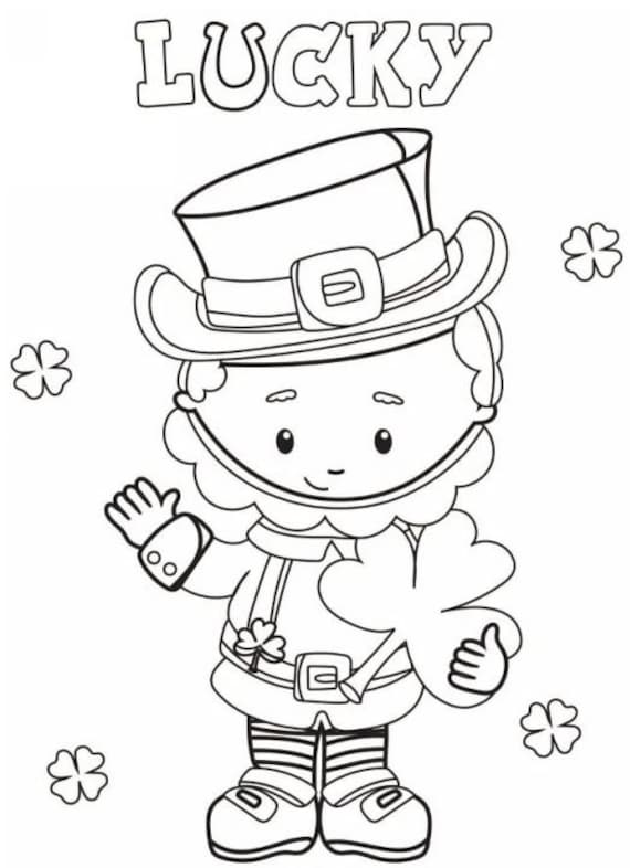 Printable st patricks day coloring pages