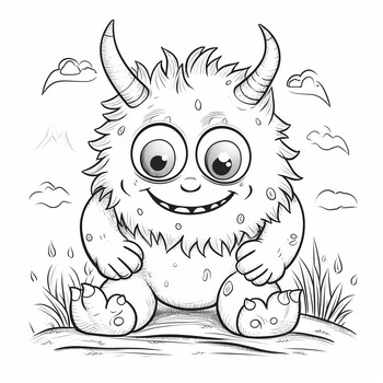 Cute monsters printable coloring pages by tinytreasure printables