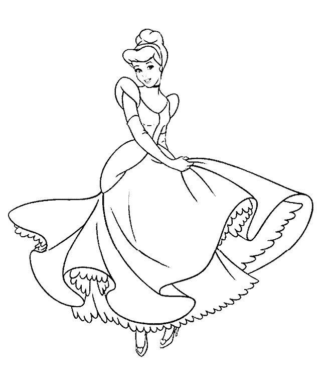 Free printable disney princess coloring pages for kids