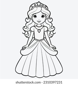 Princess colouring pages images stock photos d objects vectors