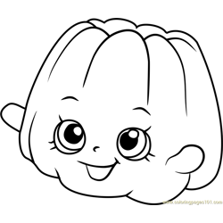 Shopkin coloring pages for kids