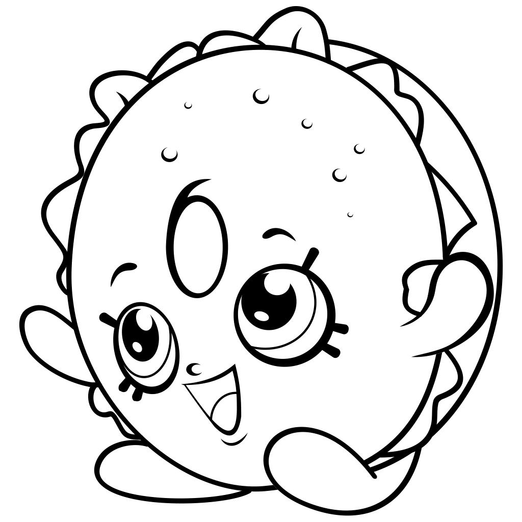 Shopkins coloring pages