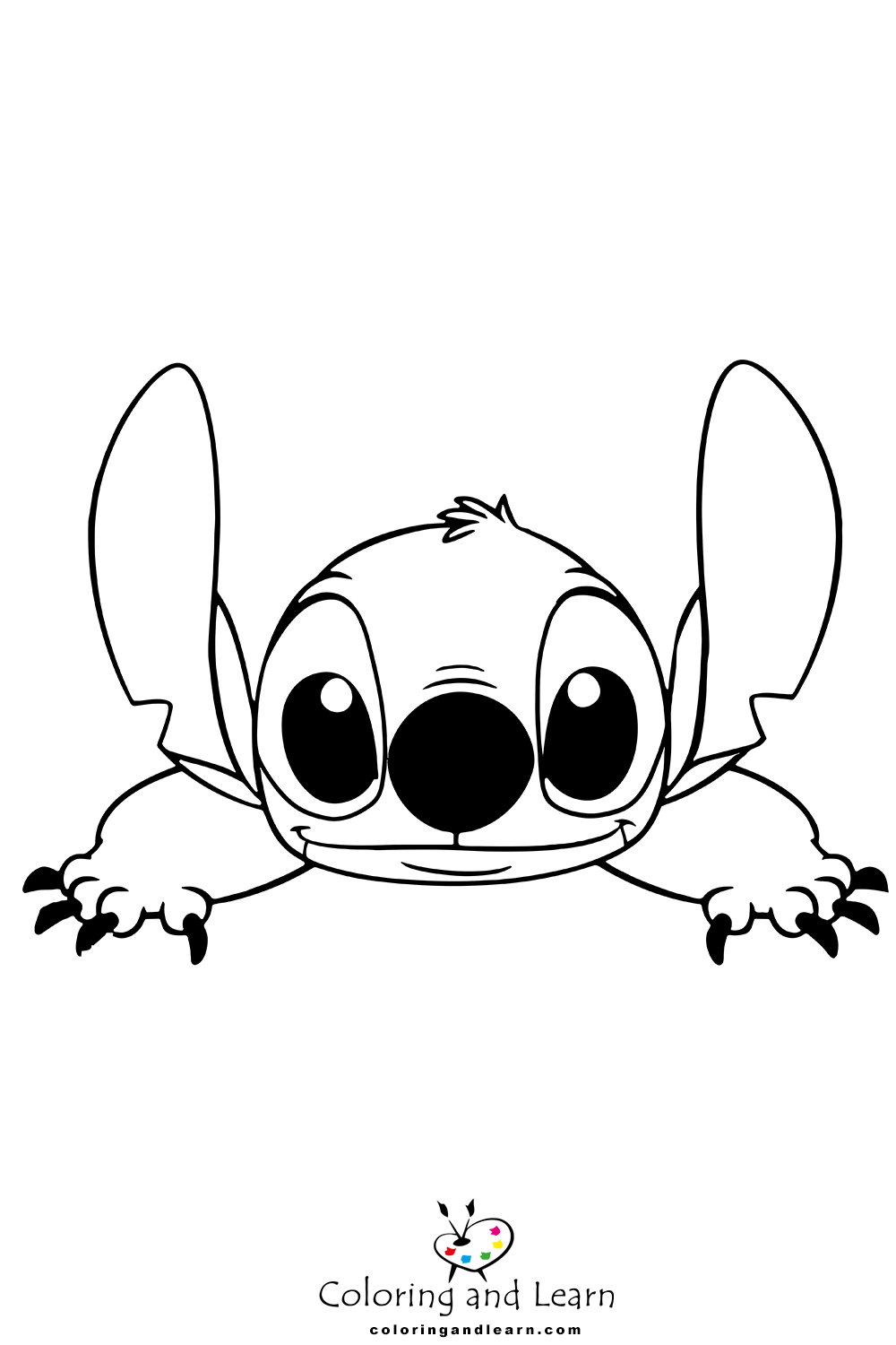 Stitch coloring pages