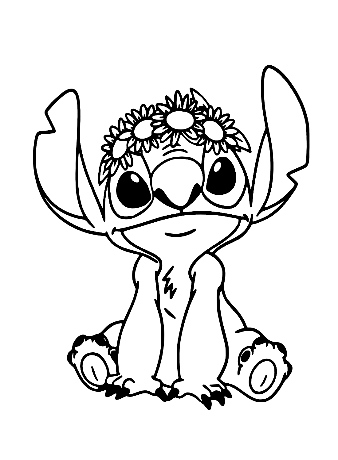 Stitch coloring pages