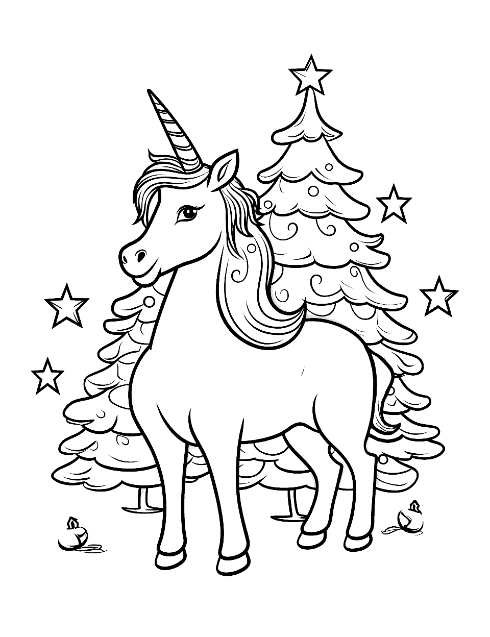 Unicorn coloring pages free printable sheets