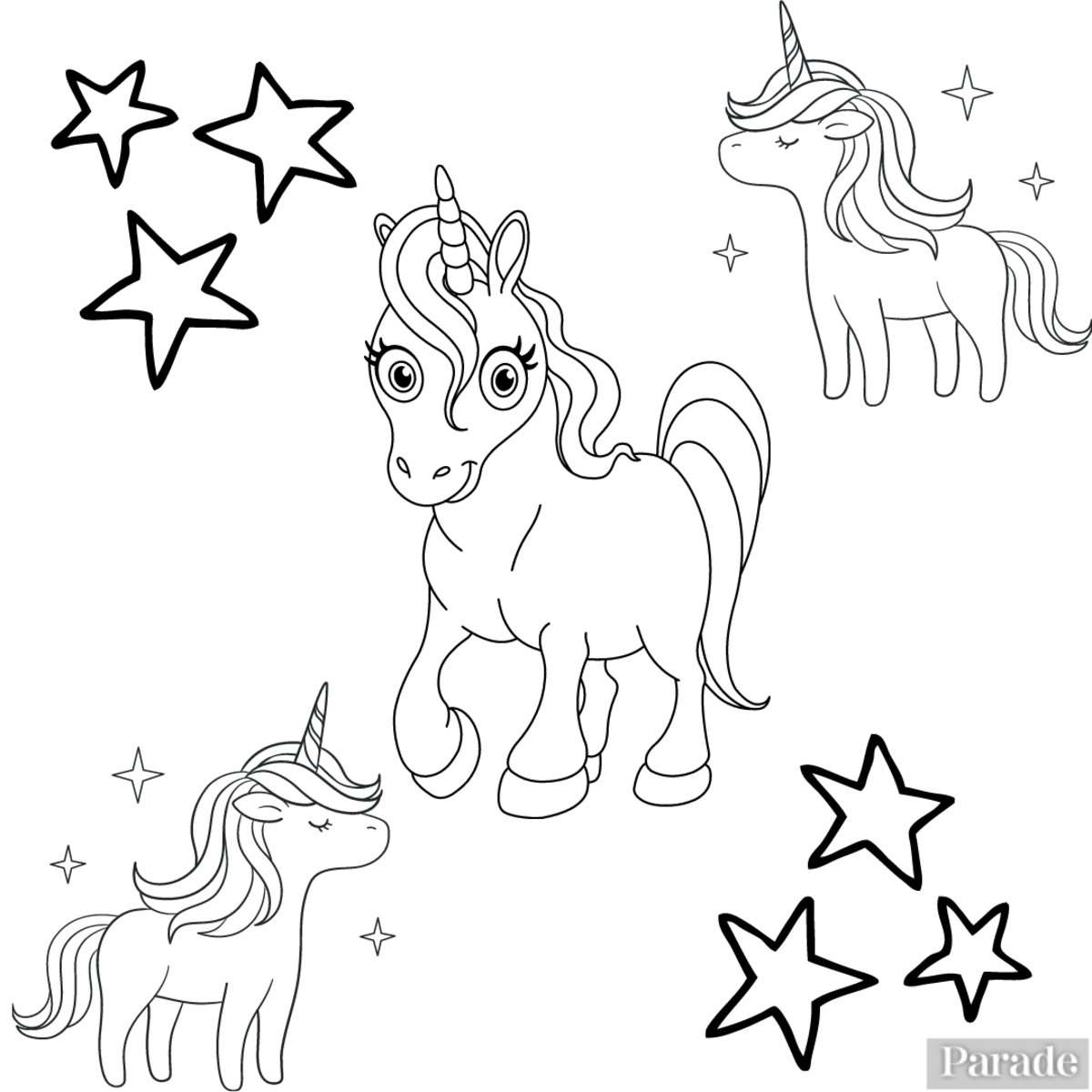 Unicorn coloring pages free printable sheets for kids