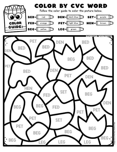 Cvc worksheets