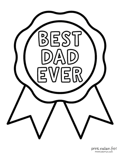 Free printable fathers day coloring pages