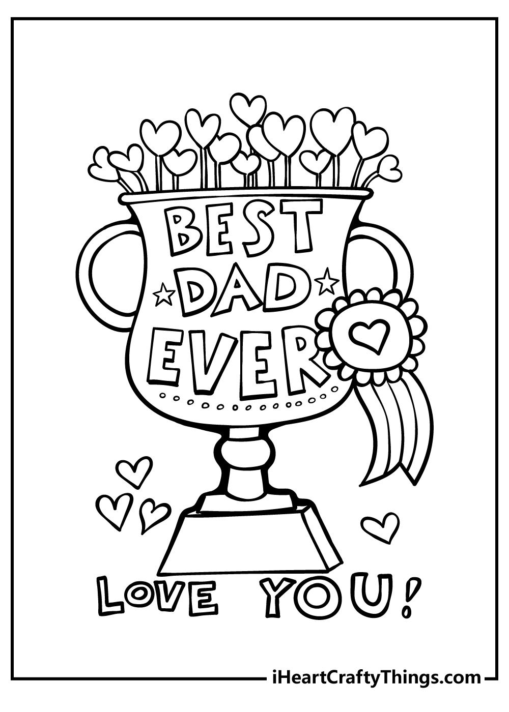 Fathers day coloring pages free printables