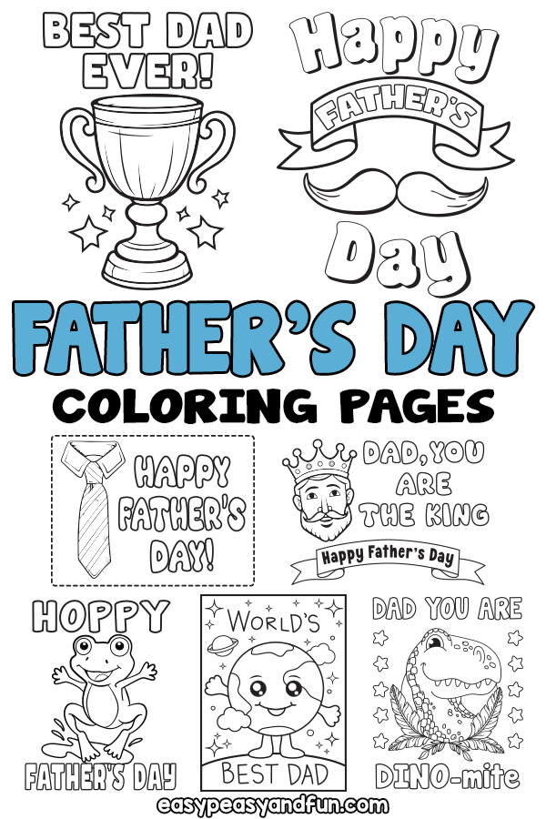 Printable fathers day coloring pages